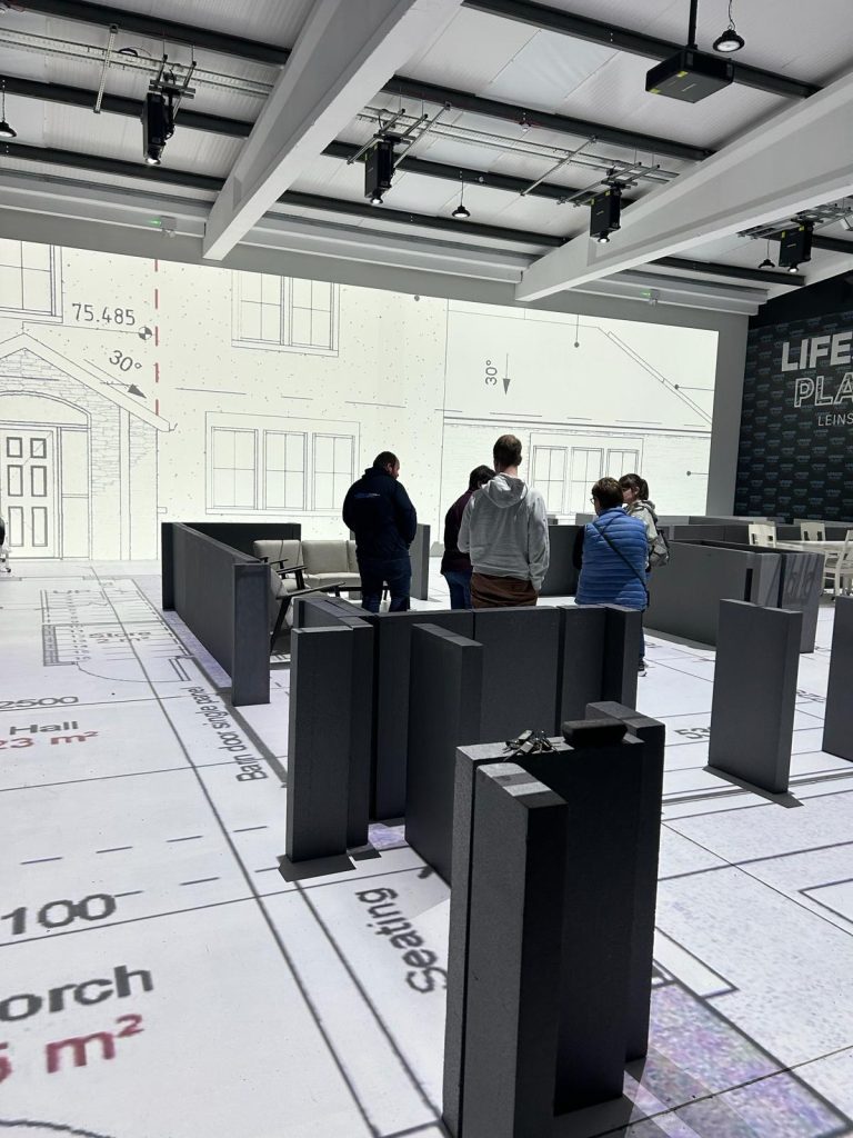 clients in the lifesize plans showroom
